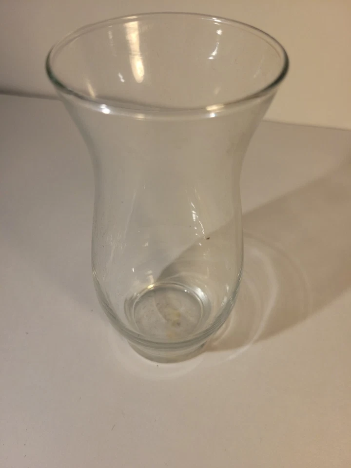 8-дюймовая прозрачная стеклянная цилиндрическая цветочная ваза  - Изображение 4 из 4