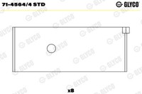 Glyco Pleuellager FüR Toyota Fortuner TGN6_ KUN6_ GGN6_ TGN5_ LAN5_ KUN5_