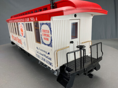 G Scale LGB 3181-Dg Wilson Brothers Circus Combine Passenger Coach