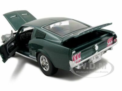 1967 FORD MUSTANG GTA FASTBACK GREEN MET. 1/18 DIECAST MODEL CAR