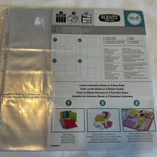 12 x 12-inch 3-Ring Album 20 Pages Protectors by We R Memory Keepers New