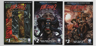 Evil Dead 2 Tales of the Ex-Mortis 1 2 3  Set Series Horror Ash Nazis SGP Comics