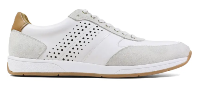 Florsheim Mens Size 9.5 W White Fusion Sport Sneakers Z3418 