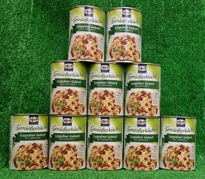 (11,25 /kg) 10x Keunecke SZEGEDINER GULASCH fix fertig 400g (4kg Ware) Versand0 