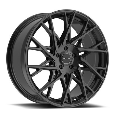 Motiv Wheels 430B Maestro 17x7.5 +40 Gloss Black 5X108 5x114.3 (QTY 1) A273621