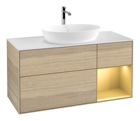 Villeroy & Boch Finion Waschbeckenunterschrank FüR Becken Mittig Regal Rechts...