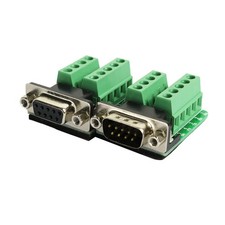 DB9 Breakout Connector RS232 Serial 9 Pin Connector Db9 Terminal Male x 1, F...