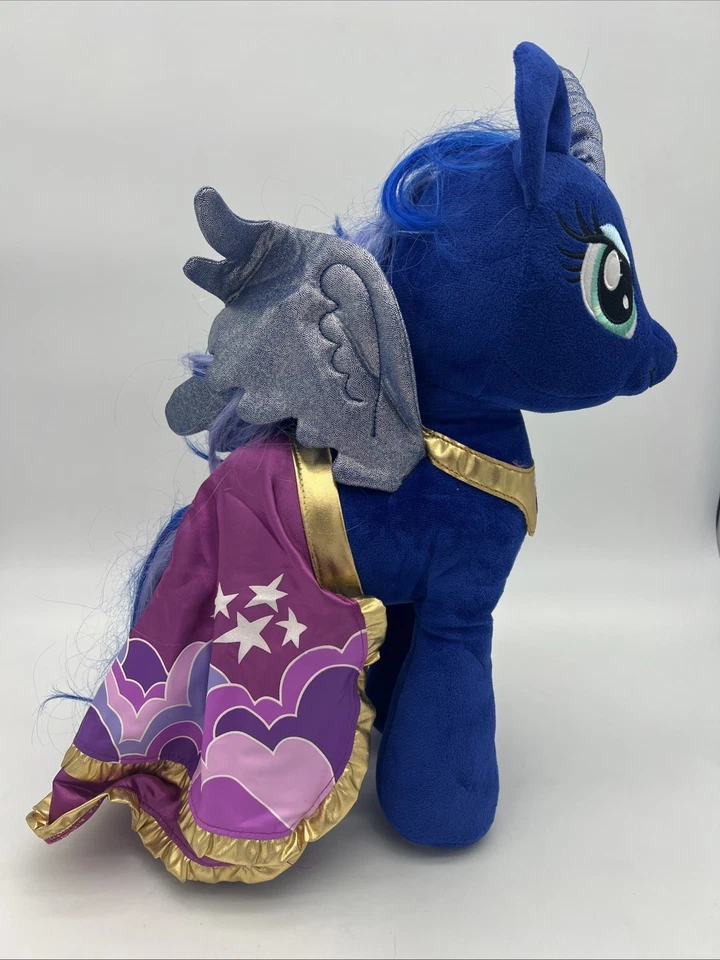 Build A Bear (BAB) My Little Pony Princess Luna 16” Peluche con Capa Foto 2 de 4