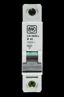 MK 40 AMP CURVE B 6kA MCB SCHUTZSCHALTER LN 5940s SENTRY