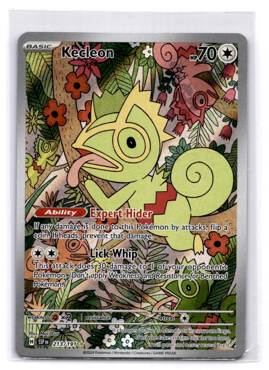 Kecleon Illustration Rare SV08: Surging Sparks 213/191 LP-NM