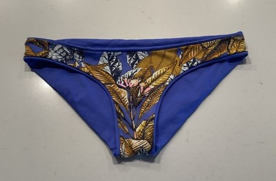 Maaji Bikini Bottom Mediterranean Blue Sublime Cheeky Cut Reversible Tropical