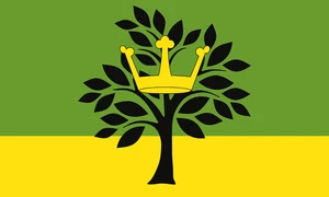 Elstree and Borehamwood Flag Self Adhesive Vinyl Sticker