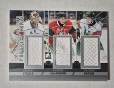 2012-13 ITG Heroes & PROSPECTS NATHAN MACKINNON - Drouin - Fucale -JERSEY SP /40