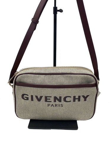 GIVENCHY Shoulder bag canvas Beige Used