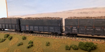 #ad N Scale 40#x27; Beet Load Gondola 3 Pack Northern Pacific Micro Trains 98302248 $119.98