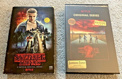 Target Netflix Stranger Things Seasons 1 & 2 Blu-ray DVD box set poster hype