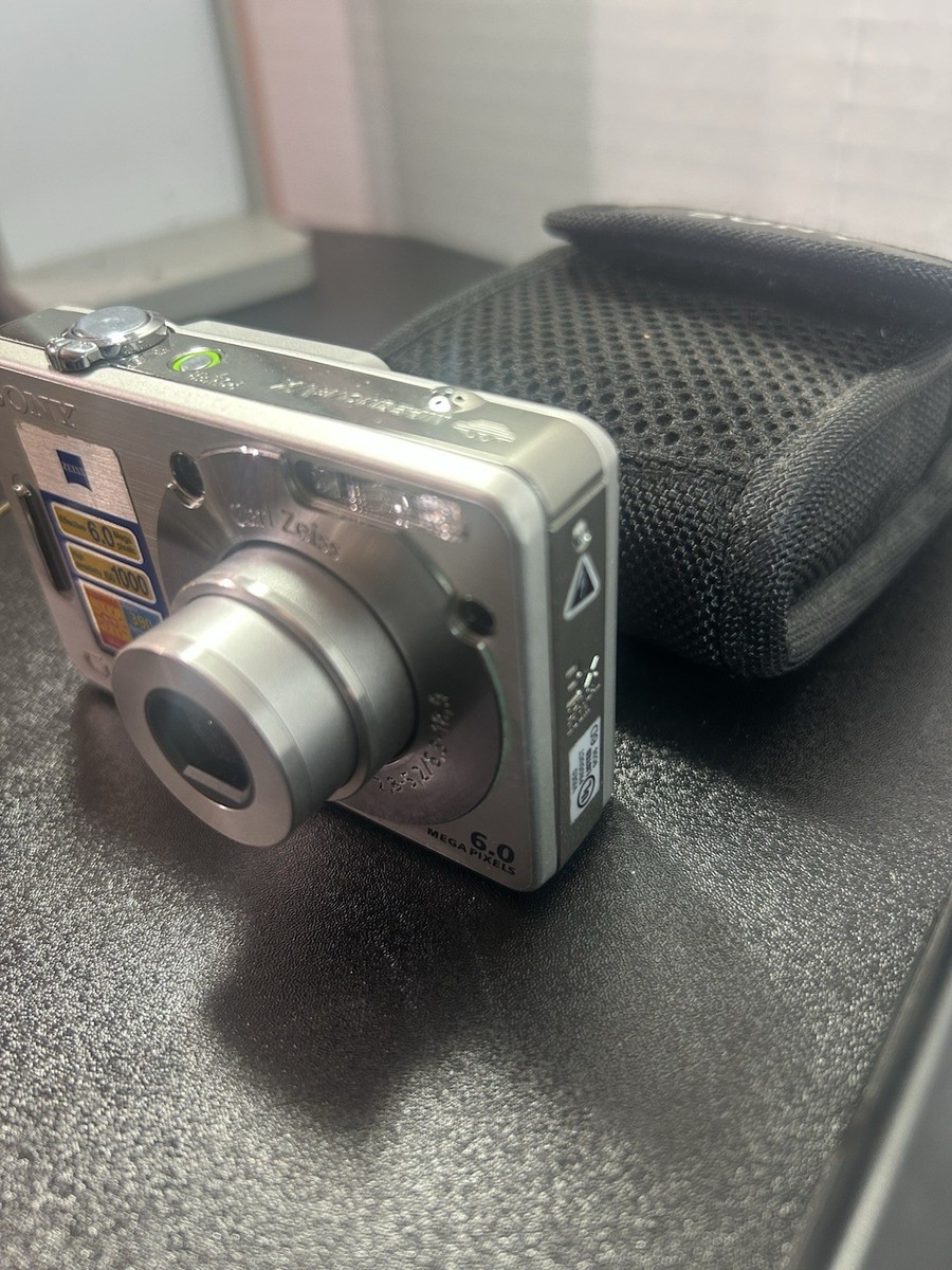 Sony Cyber-shot DSC-W50 6.0MP Digital Camera - Silver for sale