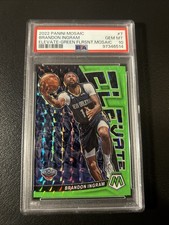 2022-23 Panini Mosaic Elevate Fluorescent Pink Prizm 1/10 Brandon Ingram #7