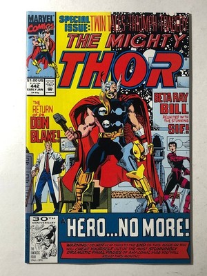 The Mighty Thor #442 Marvel Comics 1992 Beta Ray Bill Don Blake Modern Age