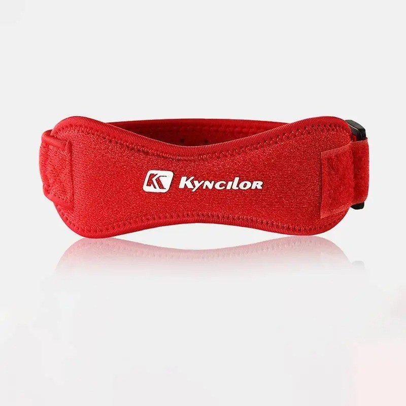 Correa de rodilla de rótula banda de soporte de tendón soporte de compresión ajustable