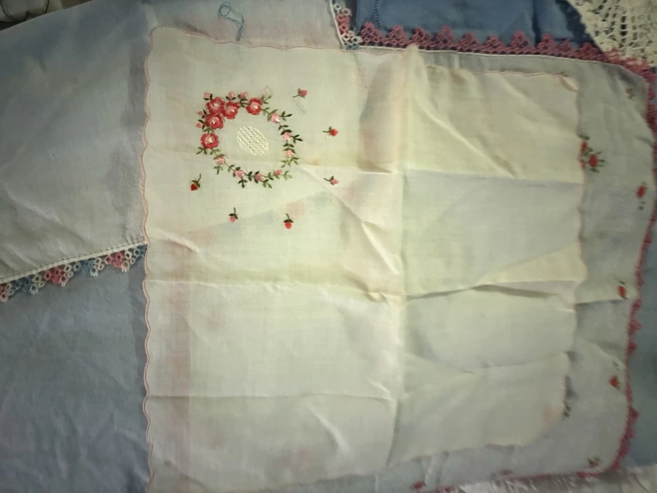 复古女式手帕桌巾套装/10 — 第 4/4 张图片