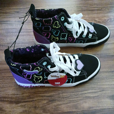 Pokemon High Top Shoe's Ground Up Platform Sneaker's Women's Size 7-Brand New