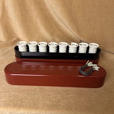 CLAIROL TRAVEL 8 MEDIUM HOT ROLLERS CURLERS CLIPS Dual Volts World Travel PTC-8