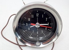 Vintage Faria Dash Clock Borg Instuments 12v Studebaker Chevygmc Truck Shelby