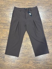 Brown Men's Dress Pants Fashion Nova Men Ronan High Waisted Pleated Size 42 NWT