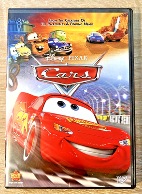 Disney/Pixar Cars DVDプレーヤー 赤 Cars DVD Full Screen Disney Pixar Movie 2006 Kids Family Animated