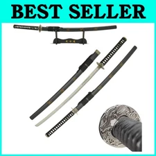 Hand Carved Katana Sword with Samurai Inscriptions