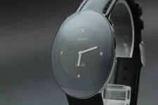 [Near MINT] Rado Jubile Esenza 964.0490.3 4P Diamond Black Quartz Women's Watch