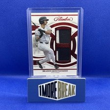 🔥2025 Panini Flawless BRADEN MONTGOMERY Dual Prospect Ruby 17/20 #DPP-BM🔥