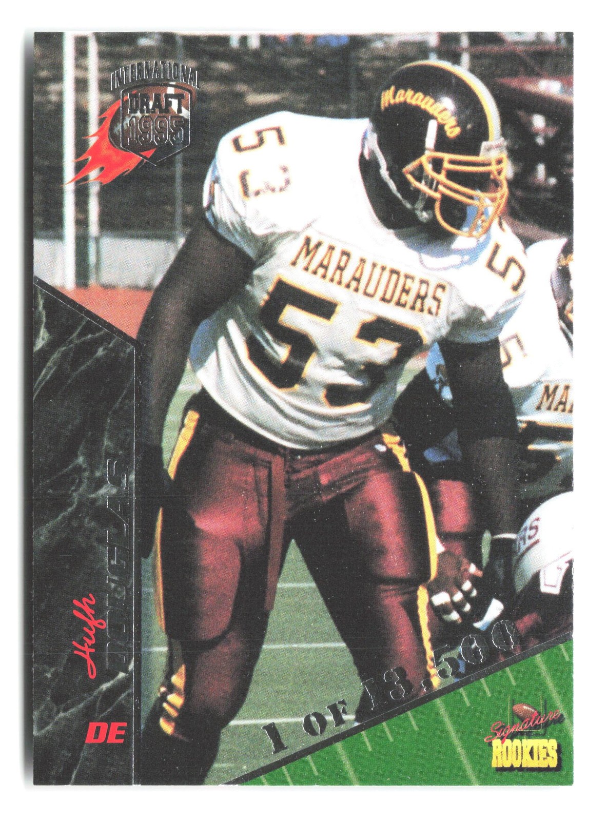 1995 Signature Rookies Hugh Douglas #25