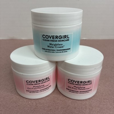 Covergirl Clean Fresh Skincare Mattifying Oil-Free Moisturizer + Water Cream 2oz
