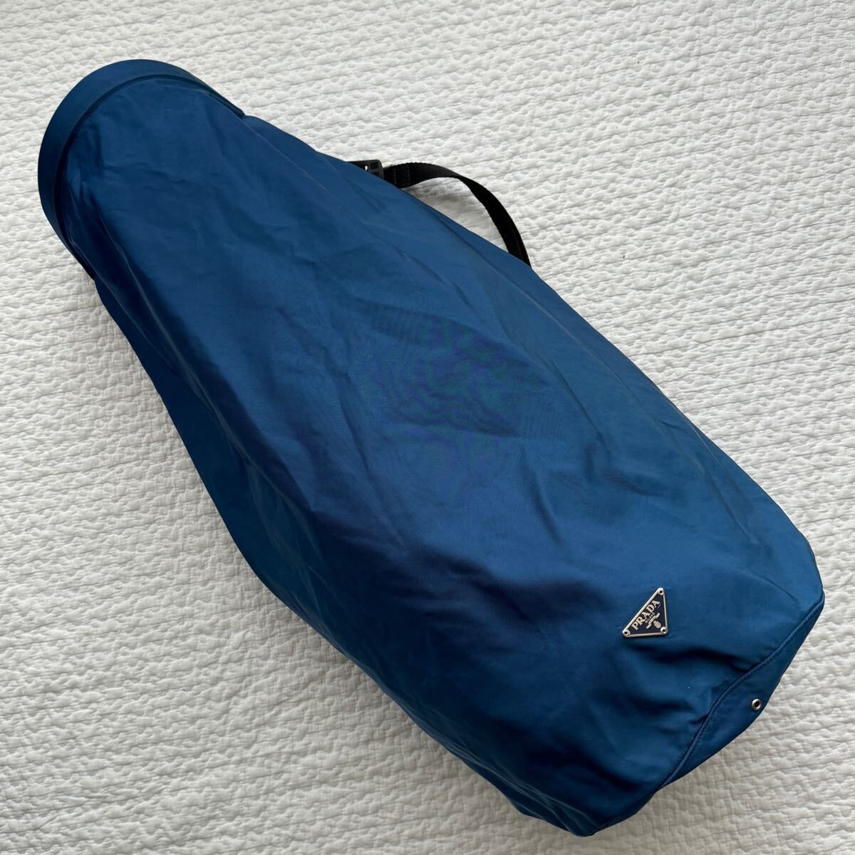 PRADA Triangle Logo Drawstring Bag Large Capacity… - image 2