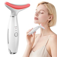 Red Light Therapy for Face, LED Face Massager Tool with Vibraion, Porable Fac...