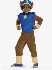 Paw Patrol Chase Deluxe Toddler Costume 12 - 18 Halloween Dress Up Role Play NEW