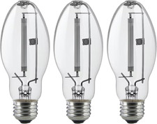 3 Pack LU70/MED 70W High Pressure Sodium Light Bulb ED17 Medium Base Clear Bulb
