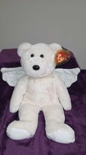 Ty Beanie Baby Buddy Herald the Angel Bear 2003, Retired & New 