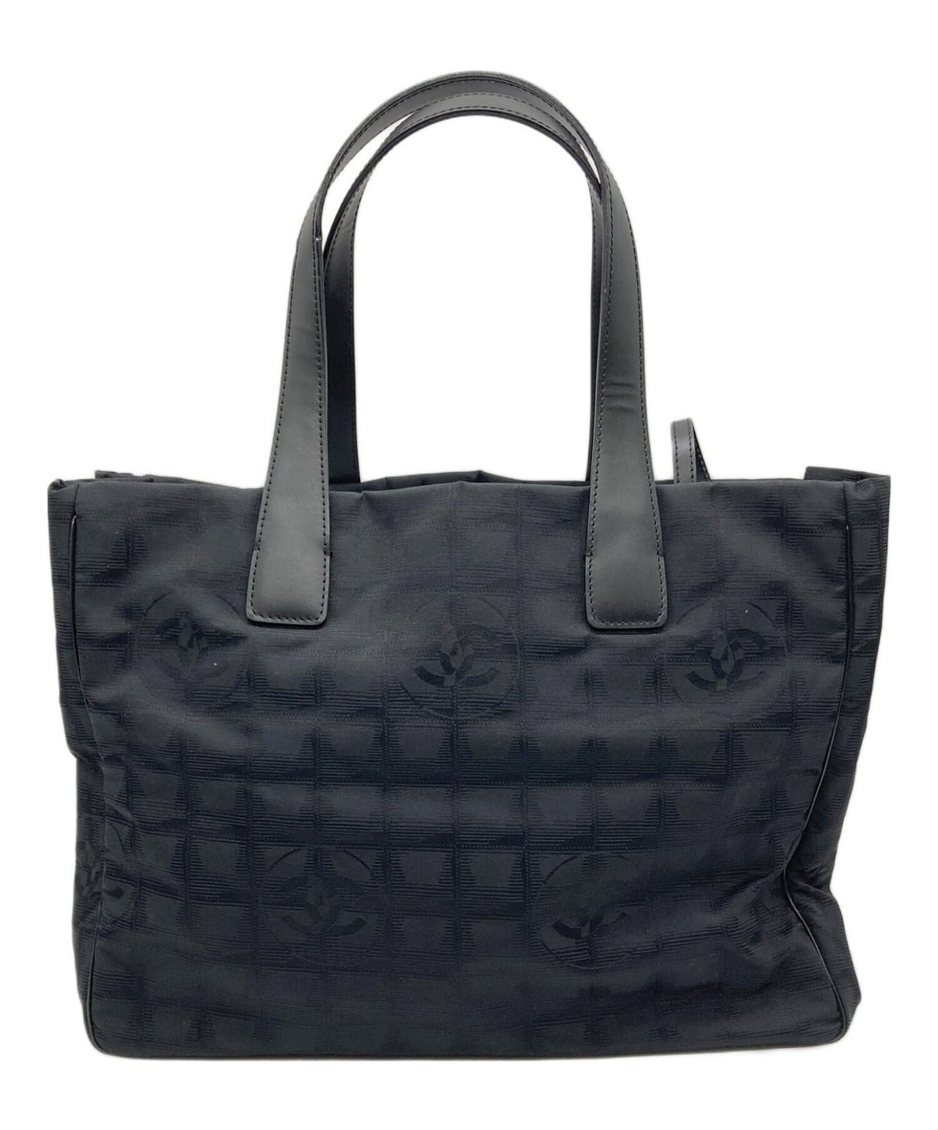 CHANEL New Travel Line Tote Bag Black
