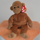 Ty Beanie Babies Bongo Monkey Plush with Tag Vintage 1995 Ages 3+