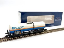 Carro cisterna cloro Solvay Rosignano Chlorine Tank Wagon L225806 Liliput HO 🛢️