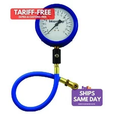 Intercomp 360059, One Air Gauge 30Psi 4In Glow High Performance & Racing Parts
