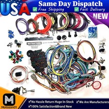 22 Circuit Wiring Harness Street Hot Rat Rod Custom Wire Kit Xl Wires Universal