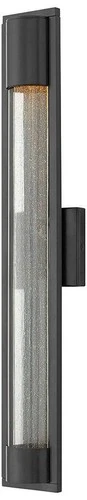 Hinkley Mist 28 1/2" High Satin Black Outdoor Wall Light - Picture 1 of 5