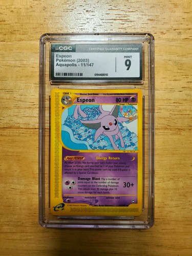 Espeon graded CGC 9 for sale on eBay