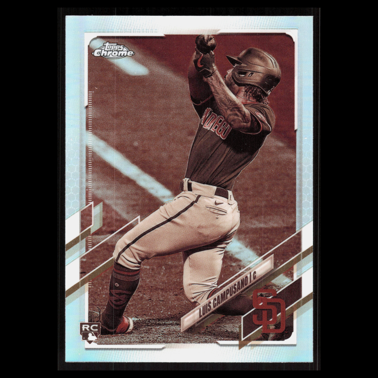 Luis Campusano Rookie #135 2021 Topps Chrome Sepia San Diego Padres Baseball MLB
