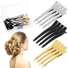 Tanstic 45Pcs Duck Billed Hair Clips 3.5 Inch 3 Colors Alligator Curl Clips L...