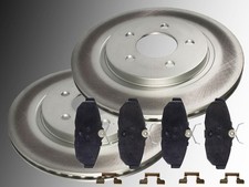 2 Beschichte Bremsscheiben Bremsbeläge Bremsklötze Hinten Ford Mustang 2005-2014